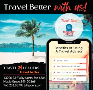 Travel Better With Us!