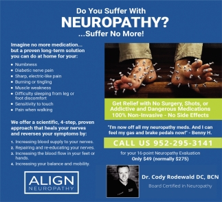 Do You Suffer Wtih Neuropathy?