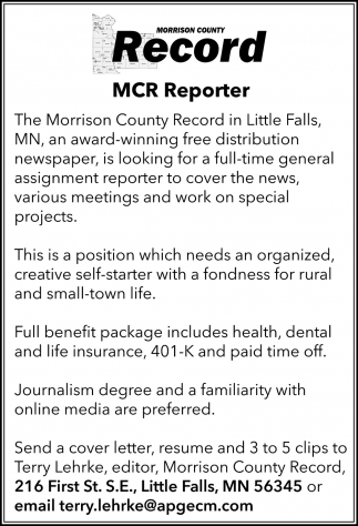 MCR Reporter