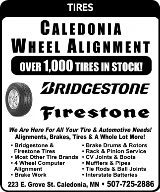 Over 1,000 Tires in Stock