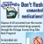 Don't Flush Unwanted Medications!