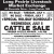Cattle Sale
