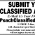 Submit Your Free Classified Ad By E-mail