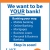 We Want To Be Your Bank!