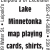 Lake Minnetonka Map Playing Cards