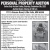 Personal Property Auction