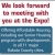 We Look Forward To Meeting With You At The Expo!