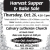 Harvest Supper & Bake Sale