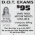 D.O.T. Exams $95