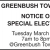 Notice of Special Election