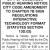 Public Hearing Notice