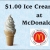 $1.00 Ice Cream Cones