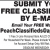 Submit Your Free Classified