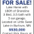 For Sale!