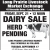 Dairy Sale