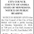 Notice of Public Hearing