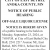 Notice of Public Hearing