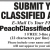 Submit Your Free Classified Ad By E-mail