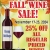 Fall Wine Sale!
