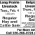 Regular Hay and Cattle Sale