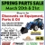 Spring Parts Sale