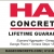 Lifetime Guaranteed Concrete