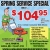 Spring Service Special Only $104,95