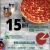 15% OFF Any Large 2 Topping Pizza