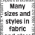 Many Sizes and Styles in Fabric and Glass Lamp Shades in Stock