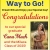 Congratulation to Our Special Graduate