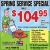 Spring Service Special Only $104,95