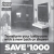Save $1,000, 50% OFF Installation