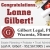 Congratulations, Lonne Gilbert!