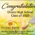 Congratulations Orono High School Class of 2025