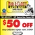 $50 OFF Any Collision Repair Over $1000