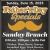 Father's Day Specials Sunday Brunch