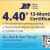 4.40% 12-Month Certificate