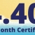 4.40% 12-Month Certificate