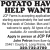 Potato Harvest Help