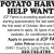 Potato Harvest Help
