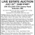 Live Estate Auction