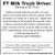 Milk Truck Driver