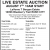 Live Estate Auction