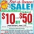 End of Summer Sale! $10 OFF Purchase of 50 or More