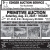 Live Auction. Saturaday, August 23, 2025