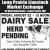Dairy Sale, Herd Pending