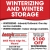 Winterizing and Winter Storage - $100 OFF