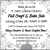 Fall Craft & Bake Sale