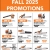 Fall 2025 Promotions