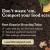 Don't Waste'em. Compost Your Food Scraps